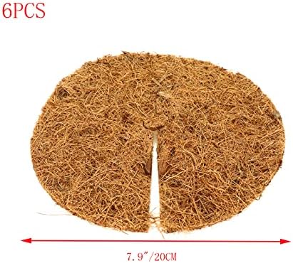 Pastlla 6kom podloga za zaštitu prstena od malča od kokosovih vlakana, prirodna biljka za