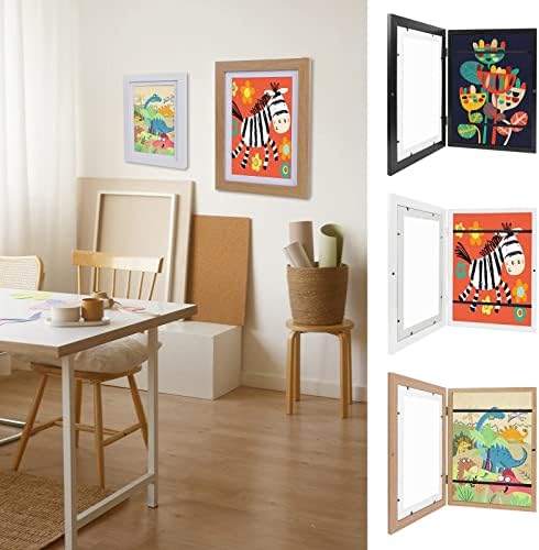 Souarts Kids art Frames, prikaz slika sa prednjim otvaranjem, promenljivi okviri za umetnička dela, A4 okviri