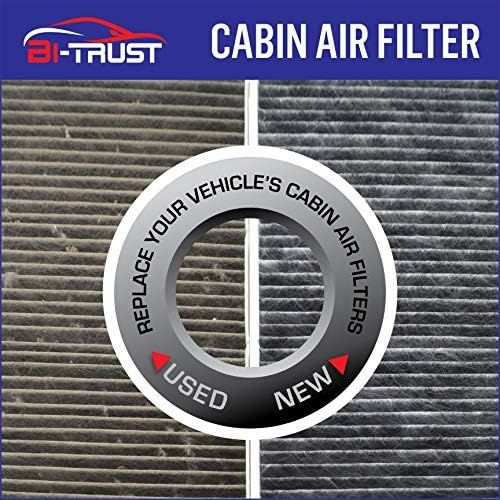 Bi-Trust CF10729 Kabina Zračni filter, zamjena za Chrysler 200 2011-2014 Jeep Compass 2007-2017 Dodge Avenger 2008-2014,5058381AA
