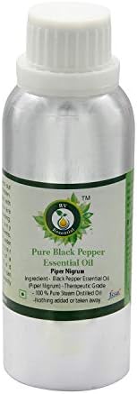 Eterično ulje crnog bibera / Piper Nigrum / ulje crnog bibera / za kosu | za masažu | za kožu | čisto prirodno | destilirana parom | terapeutska klasa | 1250ml | 42oz od R V Essential