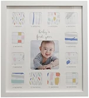 Boy pokloni Baby tuš okvir za fotografije Baby prve godine okvir za fotografije prekretnice uspomene