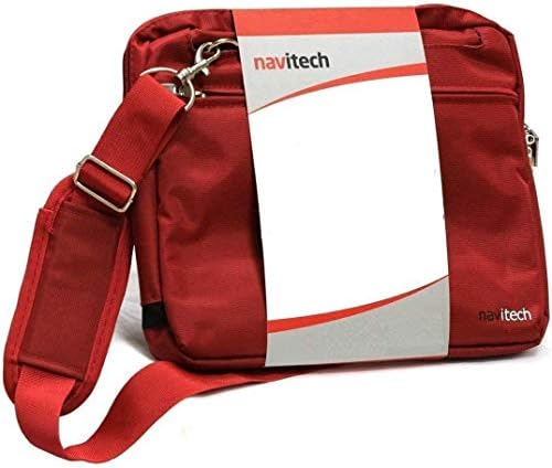 Navitech crvena glatka putna torba za vodu - kompatibilna sa TECLAST P80T dodirnom tabletom 8 inča