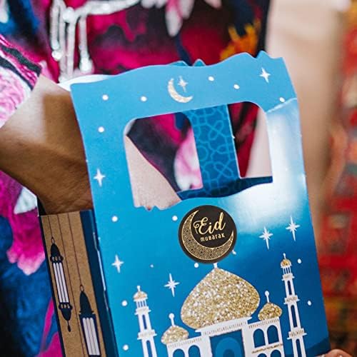 Tofficu 120pcs Eid Mubarak naljepnice naljepnice za poklon naljepnice Ramadan naljepnice za islamske muslimanske
