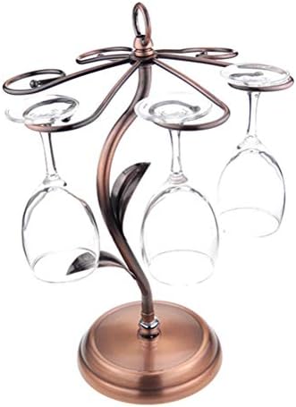 Doitool europsko kovano željezo Wine Glass Holder Creative Retro Goblet stalak za prikaz domaćinstava