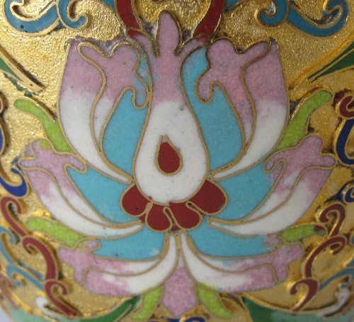 9 Peking Cloisonne kremacija urn Hong Kong stil zlatni dizajn