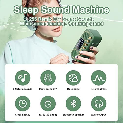 White Noise Sound Machine sa prilagodljivim DIY 8 prirodni zvučni mikser, zvučna Mašina za spavanje sa Sleep