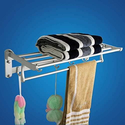 Omoons ručnik za ručnik kupaonica Dvostruka ručnik bar sklopiva djelatno djelovanje ručnike za ručnik prostor