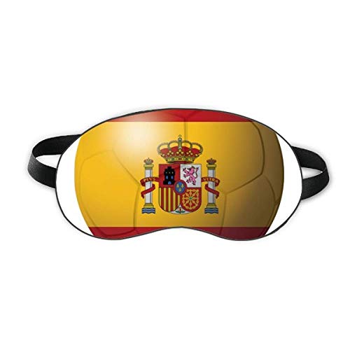 Španija Nacionalna zastava Soccer fudbalsko spavanje Štit za oči Soft Night Poklopac za sjenilo