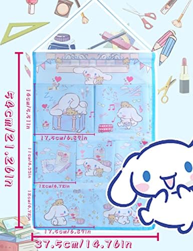 Roffatide Anime slatka Pompon Purin vrata zidna viseća torba za čuvanje slatkih pasa žuta soba dekor
