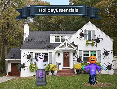 HolidayEssentials 6 FT Halloween Gumenjaci dekoracije na otvorenom-visoki izdržljivi Ghost Tombstone Blow up