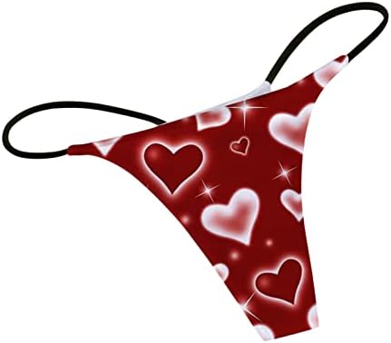 Seksi valentines donje rublje Žene Vole Ispiši T-Back Manwwwear Naughty Slutty Nisko struk Strijelci