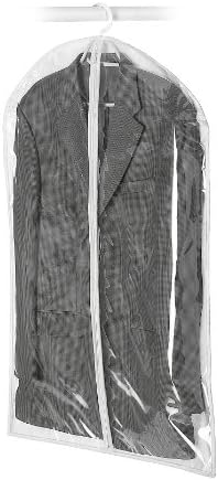 Whitmor Viseća Torba Za Odijelo Sa Patentnim Zatvaračem-Clear