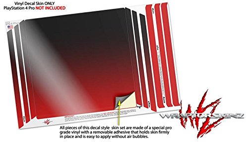WraptorSkinz PS4 Pro Skin Smooth bledi crvena crna-naljepnica stil kože Wrap odgovara Sony PlayStation 4 Pro konzola