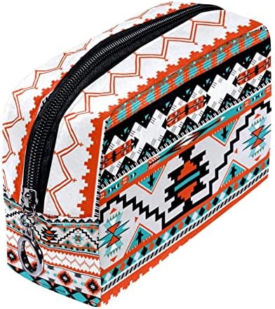 Toaletska torba, kozmetička torba za putovanja za žene muškarce, etnički geometrijski uzorak plemeno