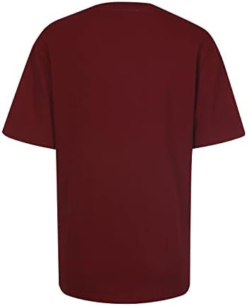 Teen Girl Brunch Shirts kratke rukave bluze Tshirts Crewneck Rainbow Heart Graphic Fall Summer Shirts 2023