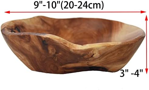 KIDYBELL drvena zdjela Kreativna drvena zdjela korijen rezbarena zdjela dekorativna ručno rađena posuda