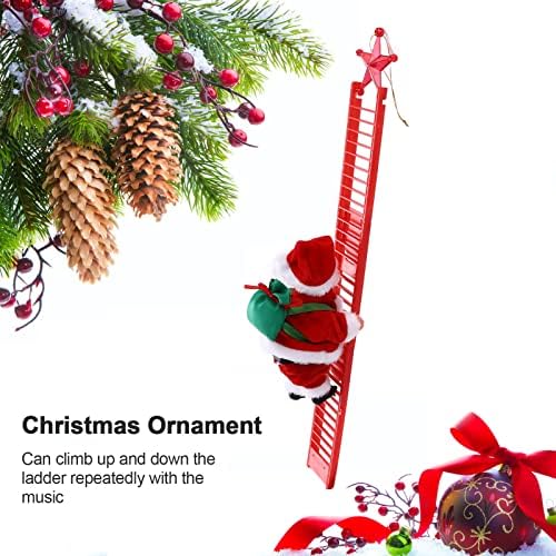 Privjesak za božićne drvve, izvrsna penjačka ljestvica božićna ukras Atraktivni električni za festival za zabavu