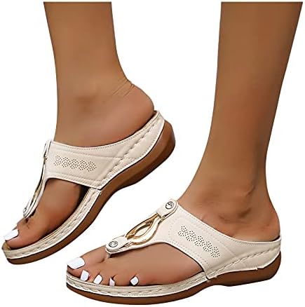 Sandale za žene Ortopedske papuče za hodanje sa lukom potpornice protiv klizanja prozračne cipele Vintage Dressy Flip Flops