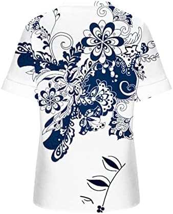 Ženska bluza Moda 2023 Proljeće ljeto Plaža Ležerne prilike San Ispiši majicu kratkih rukava Top Bluzes