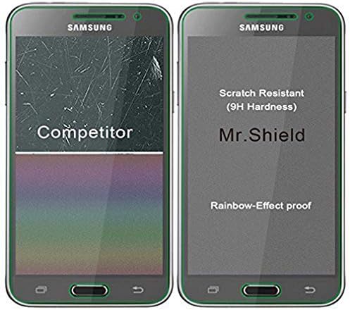 Mr. štit [3-PACK] dizajniran za Samsung Galaxy J3 V / Galaxy J3V [nije pogodan za Galaxy J3V 2018 verziju] [kaljeno staklo] zaštitnik ekrana sa doživotnom zamjenom