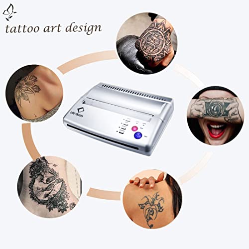 Životna osnova tetovaže za prenos šablonskog stroja srebrne i tetovaže prijenose papir 50 listova