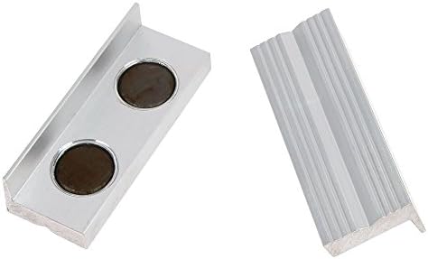 3 meke čeljusti-magneti uklonjivi za jednostavno čišćenje - V-žljeb za okrugle predmete, uključuje dvije aluminijske čeljusti, LittleMachineShop.com