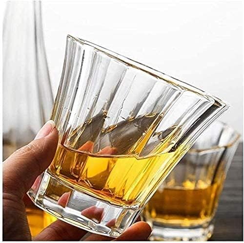 Whisky Decanter Wine Decanter Whisky Decanter I Naočare Set Crystal Sa 6 Glass Tumbler Poklon Kutija Za Muškarce Tata Muž 7-Piece Decanter
