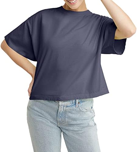 Hanes originali obrezane majice, pamučne teže za žene, opranu odjeće