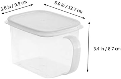 Luxshiny mali kontejner za čuvanje frižidera kontejneri za čuvanje sveže Saver: 2kom prozirna kutija za