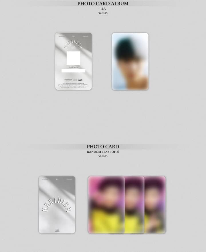 Nu'est Kim Jonghyeon MERIDIEM 1. Mini Album META platforma verzija Case+Photocard album+Photocard+harmonika