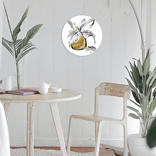Pozlaćena vaza I, Joyride Home Decor, JoyRide home dekor drvena ploča, 17 x17 umjetnički dizajniran Kućni dekor, izrazite svoj stil.