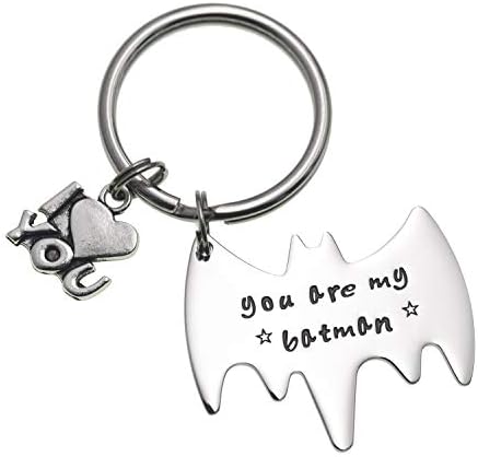 Melix Kućni pokloni za dečke slatki privjesak za ključeve Ti Si Moj Batman superherojski poklon za muža