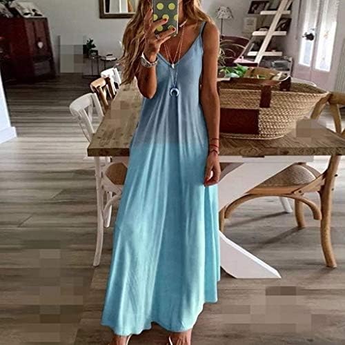 Ženske Casual dame Sundress plaža bez rukava Camisole V-izrez ljetne haljine za žene trendi