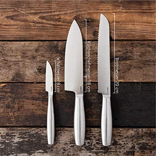 Boska kuhinjski nož postavlja Kopenhagen 3 komada kuhinjskih noževa za seckanje, sečenje noža za