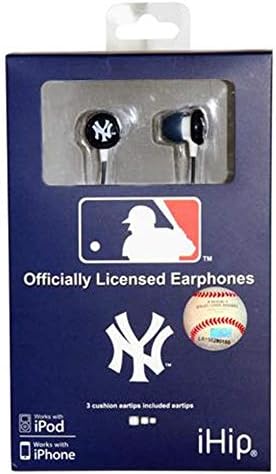 iHip MLF10169NYY MLB New York Yankees štampane slušalice, plavo / bijele