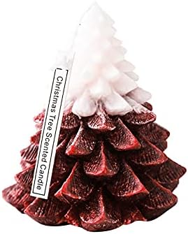 Prilično Božić Ornament Božićno Drvo Svijeća Soja Vosak Mirisna Svijeća 3.8 Visoke Aromaterapijske Svijeće Rođendansko Domaćinstvo