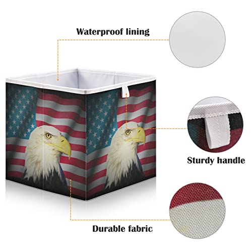 SAD Zastava Hawk Cube Storage Bin sklopive kocke za odlaganje vodootporna korpa za igračke za