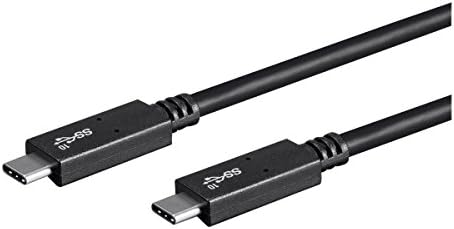 Monopricija USB C do USB C 3.1 Gen 2 kabel - 1 metar - bijeli | Brzo punjenje, 10Gbps, 5A, 30WG, tip C, kompatibilan sa Xbox One / PS5 / prekidačem / iPad / Android i još više - Essentials serija