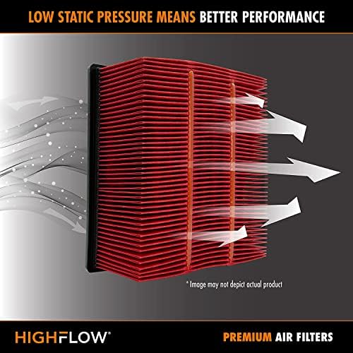 Highflow PA4479x, visoki performanse, prethodno ulje za jednokratnu motoru filter za zrak | Odgovara