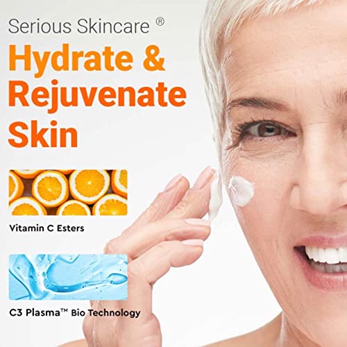 Ozbiljna Njega kože ozbiljna-C3 plazma Vitamin C sredstvo za čišćenje lica - za svijetlu i hidratiziranu kožu-hidrolizirani kolagen - za suhu i zrelu kožu 12 oz. i 4 oz. Veličina Putovanja