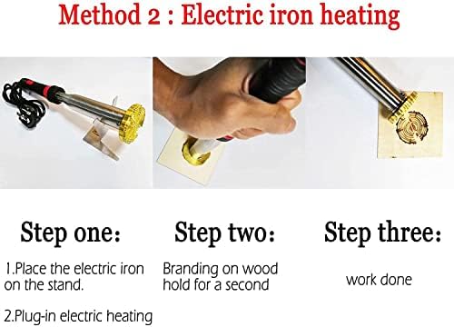 Biajiya Prilagođeno električno gvožđe za brendiranje drveta sa toplotnim žigom personalizovani dizajn