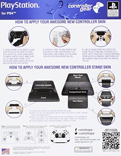 Kontroler zupčanik Batman Arkham Knight Grey Bat - PS4 kontroler i kontroler Stand Skin Set