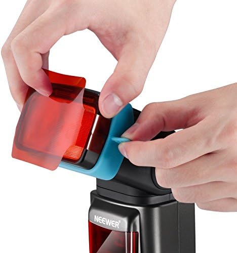 Neewer 20 komada fotoaparat Flash gelovi Rasvjetni filter Prozirni komplet za korekciju boja