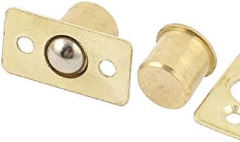 X-dree 10 kom Gold ton hardverski ormara 10 mm x 10mm lopti za hvatanje za latch (10 piezas de hardware en tono