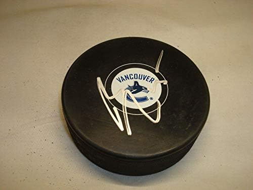Brad Richardson potpisao Vancouver Canucks Hockey Puck sa autogramom 1A-autogramom NHL Paks