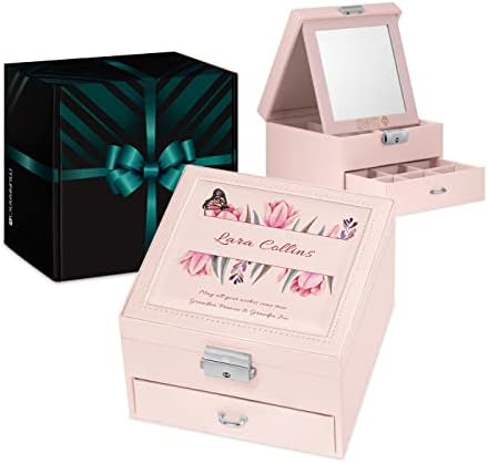 MAVERTON PINK Skladište nakita - elegantna kutija za djevojku - sestre - Nakit Organizator