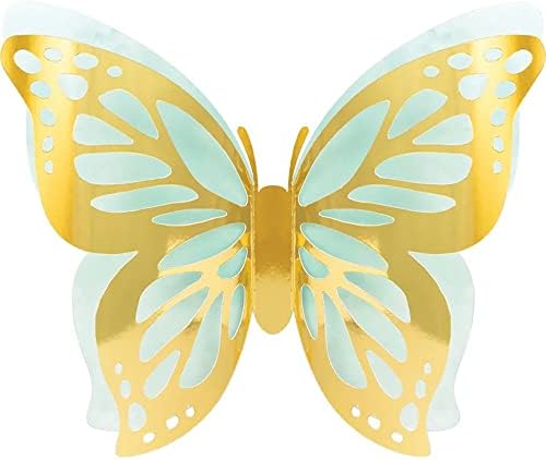 Butterfly Wall Izrezi, Pastel Butterfly, Leptir Party, Butterfly Baby Shower, Butterfly Birthday, Butterfly Decorations, Gold Butterfly