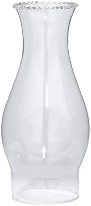 B & P Svjetiljka 3 inča sa 8 1/2 inča čistog stakla presovanog gornjeg dimnjaka za svjetiljke u ulju i kerozinu