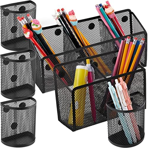 6 Pakovanje magnetske olovke magnetske košare za pohranu Organizator metalni nosač magnetskog olovke