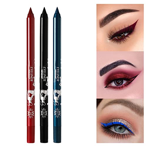 Outfmvch The Big Miss by 10 Rainbow Colors eyeliner Glue Pen 2 u 1 olovka za usne dugotrajne olovke za
